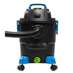 HOEGERT Профессиональный пылесос 20 л, фото , изображение 2 | SNABZHENIE.com.ua