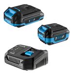 HOEGERT Зарядное устройство  4А + аккумулятор 4Аг + аккумулятор 2Аг, фото , зображення 3 | SNABZHENIE.com.ua