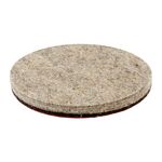 Круг полировочний MASTERTOOL на липучці з натурального войлока жорсткий вологостійкий 6 мм Ø 100 мм набір 5 шт., фото  | SNABZHENIE.com.ua