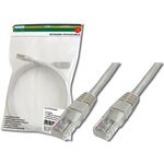 Патч-корд DIGITUS САТ 5e UTP, 0.5м, AWG 26/7, Cu, PVC, сірий, фото  | SNABZHENIE.com.ua