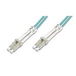 Патч-корд волоконно-оптичний DIGITUS LC/UPC-LC/UPC, 50/125, MM, OM3, duplex, 2м, фото , зображення 2 | SNABZHENIE.com.ua