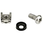 Кріпильний набір ZPAS (гвинт M6, гайка, шайба) 10 шт, фото , зображення 2 | SNABZHENIE.com.ua