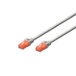 Патч-корд DIGITUS CAT 6 UTP, 0.25м, AWG 26/7, Cu, LSZH, сірий, фото , зображення 2 | SNABZHENIE.com.ua