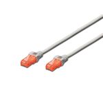 Патч-корд DIGITUS CAT 6 UTP, 1.5м, AWG 26/7, Cu, LSZH, сірий, фото , изображение 2 | SNABZHENIE.com.ua