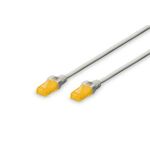 Патч-корд DIGITUS САТ 6A U-UTP, 3м, AWG 26/7, Cu, LSZH, сірий, фото  | SNABZHENIE.com.ua