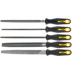 Напильники по металлу 200 мм, набор 5 шт. TOPEX (06A250), фото , изображение 2 | SNABZHENIE.com.ua