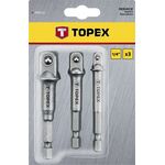 Переходники, набор 3 шт. TOPEX (38D151), фото , изображение 3 | SNABZHENIE.com.ua