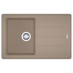 Мийка кухонна Franke Basis, фраграніт, прямокутник, з крилом, 780х500х200мм, чаша - 1, накладна, BFG 611-78, мигдаль, фото  | SNABZHENIE.com.ua