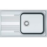 Мийка кухонна Franke Smart, нерж.сталь, прямокутник, з крилом, 860х500х190мм, чаша - 1, накладна, SRX 611-86 XL, нерж поліров., фото  | SNABZHENIE.com.ua
