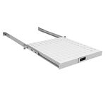 Полиця ZPAS 19", 1U, висувна , глибиною 350-450 мм, сіра, фото , зображення 2 | SNABZHENIE.com.ua