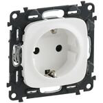 Legrand Valena ALLURE розетка силова Schuko 16А 250В[зі шторками, автоматичні клеми, білий], фото  | SNABZHENIE.com.ua