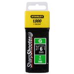 Скобы Heavy Duty тип G 6 мм, 1000 шт, STANLEY (1-TRA704T), фото , изображение 2 | SNABZHENIE.com.ua