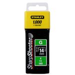 Скоба Heavy Duty G (57), 12 мм, 1000 шт, STANLEY (1-TRA708T), фото , изображение 2 | SNABZHENIE.com.ua