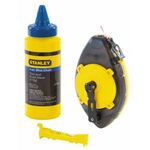 Шнур разметочный Powerwinder 30 м, меловой порошок 45 г, уровень STANLEY, фото  | SNABZHENIE.com.ua