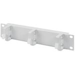 Кабельний організатор Digitus горизонт. 10" 1U односторонній 3 кільця, сірий, фото  | SNABZHENIE.com.ua