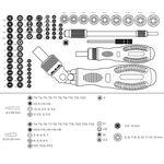 Отверточные наконечники с держателем NEO, 69 шт. (06-116), фото , изображение 3 | SNABZHENIE.com.ua