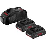 Bosch Набор 2х акумулятора ProCORE18V 4.0Ah + ЗУ, фото  | SNABZHENIE.com.ua