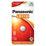 Батарейка Panasonic лужна LR1130(389, V10GA, AG10, RW49, G10, GP89A, LR54) блістер, 1 шт., фото , изображение 2 | SNABZHENIE.com.ua
