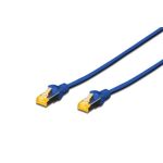 Патч-корд DIGITUS CAT 6a S-FTP, 3м, AWG 26/7, Cu, LSZH, синій, фото , зображення 2 | SNABZHENIE.com.ua