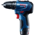 Bosch Шурупокрут-дриль акумуляторний GSR 12V-30, 12В 2х2Аг, 18/30 Нм, 20+1, 420/1600об/хв, ЗП, кейс, набір оснастки, 0.89 кг, фото , изображение 2 | SNABZHENIE.com.ua