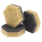 Губки для посуду TEFLON, 90*80*30 мм, 3 шт., Elfe (92356E), фото  | SNABZHENIE.com.ua