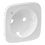 Legrand Valena ALLURE Legrand лицьова панель розетки з індикатором Schuko білий, фото  | SNABZHENIE.com.ua