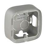 Legrand Valena ALLURE  коробка накладного монтажу 1 пост слонова кістка, фото , зображення 2 | SNABZHENIE.com.ua