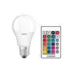Osram Лампа LED E27 RGB 9Вт 2700К 806Лм пульт ДУ A60, фото , изображение 3 | SNABZHENIE.com.ua