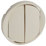 Legrand Celiane лицьова панель вимикача 1-полюсного / перемикача (2 клав.), фото  | SNABZHENIE.com.ua