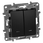 Legrand Вимикач 2-кл. внутр. з підсвічуванням Etika, фото  | SNABZHENIE.com.ua