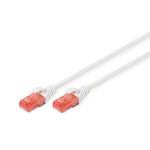 Патч-корд DIGITUS CAT 6 UTP, 1м, AWG 26/7, Cu, LSZH, білий, фото , зображення 2 | SNABZHENIE.com.ua