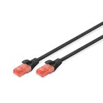 Патч-корд DIGITUS CAT 6 UTP, 1м, AWG 26/7, Cu, LSZH, чорний, фото , зображення 2 | SNABZHENIE.com.ua