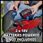 Einhell Газонокосарка акумуляторна GE-CM 36/34-1 Li-Solo PXC 18В 33.5см 30л 11.9кг (без АКБ та ЗП), фото , зображення 3 | SNABZHENIE.com.ua