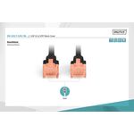 Патч-корд DIGITUS CAT 6 UTP, 10м, AWG 26/7, Cu, LSZH, чорний, фото , зображення 3 | SNABZHENIE.com.ua