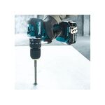 Makita Шуруповерт-дриль DHP487Z, акум, 18В, 0-500/0-1700 об/хв, 40/25Нм, 1.4кг, без АКБ та зарядного пристрою, фото , зображення 3 | SNABZHENIE.com.ua