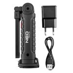 Аккумуляторная лампа 200 лм COB + фонарик NEO (99-041), фото , изображение 3 | SNABZHENIE.com.ua