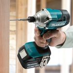 Makita Гайковерт ударний DTD156Z, акумуляторний, 18В, LXT, 0-2500 об/хв, 155Нм, 1.3 кг, SOLO, фото , изображение 3 | SNABZHENIE.com.ua