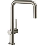 Змішувач для кухні Hansgrohe Talis M54, довж.виливу - 216мм, поворотний, 1важіль, KMU220, сталь, фото  | SNABZHENIE.com.ua