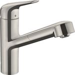 Змішувач для кухні Hansgrohe Focus M42, довж.виливу - 225мм, витяжний, 1важіль, KM150sBox, сталь, фото , зображення 2 | SNABZHENIE.com.ua
