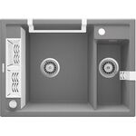 Набір аксесуарів Deante Magnetic для кухонної мийки, білий, фото , зображення 3 | SNABZHENIE.com.ua