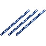 Пластикові пружини 2E для біндерів, 14мм, сині, 100шт, фото  | SNABZHENIE.com.ua