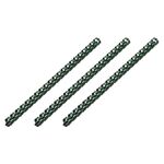 Пластикові пружини 2E для біндерів, 19мм, темно-зелені, 100шт, фото , зображення 2 | SNABZHENIE.com.ua