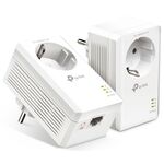 Комплект Адаптерiв Powerline TP-LINK TL-PA7017PKIT AV1000, 1xGE, (TL-PA7017 2шт), Розетка, фото , зображення 2 | SNABZHENIE.com.ua