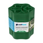 Волнистый газонный бордюр зеленый 20 см x 9 м CELLFAST, фото , изображение 2 | SNABZHENIE.com.ua