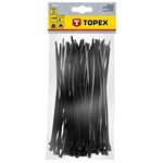 Хомути 3,6 x 200 мм, 100 шт. чорний TOPEX, фото  | SNABZHENIE.com.ua