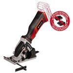 Einhell Міні-пила циркулярна TE-CS 18/89 Li - Solo акум., PXC, 18В, 3500 об/хв, диск 89х10 мм, фото , изображение 2 | SNABZHENIE.com.ua