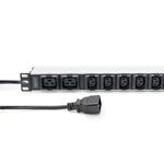 Пристрій розподілу електроживлення DIGITUS 1U, 8xC13, 2xC19, 16A, 250V, вилка C20, фото , изображение 3 | SNABZHENIE.com.ua