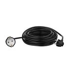 2E Мережевий подовжувач 1XSchuko, 3G*1.5мм, 10м, black, фото , изображение 2 | SNABZHENIE.com.ua
