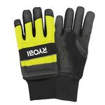 Ryobi Рукавички робочі RAC258L, козяча шкіра, захист від порізів, р.L, чорно-жовтий, фото , изображение 2 | SNABZHENIE.com.ua