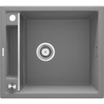 Мийка кухонна Deante Magnetic, граніт, квадрат, без крила, 560х500х219мм, чаша - 1, врізна, сірий, фото  | SNABZHENIE.com.ua